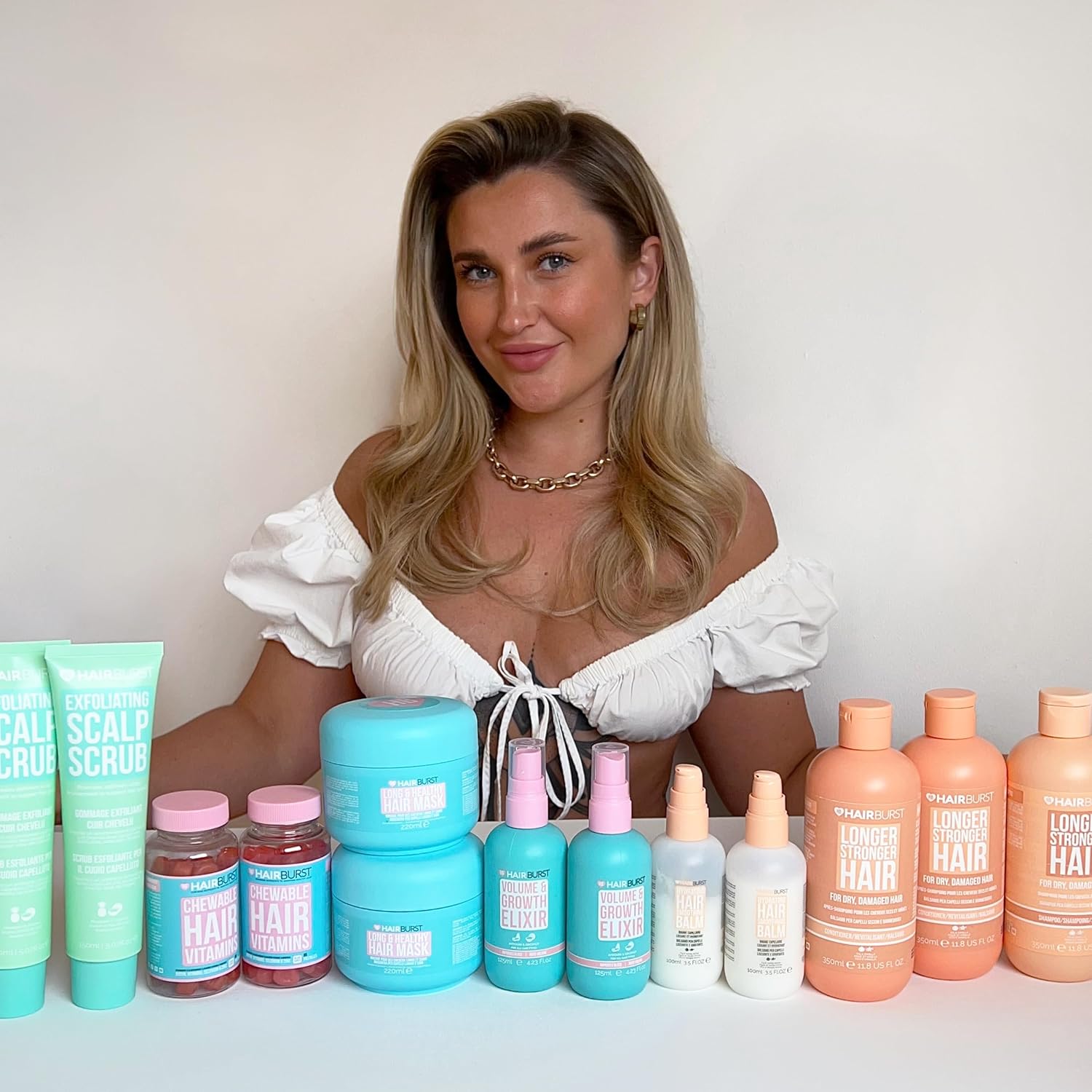 Hair Burst Volumising & Growth Elixir - Multipurpose Spray For Thickness, Shine & Root Boost - Non Greasy Formula - Heat And Uv Damage Protection : Beauty & Personal Care