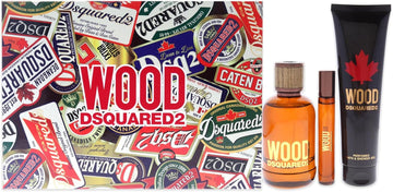 Dsquared2 Wood For Men 3 Pc Gift Set