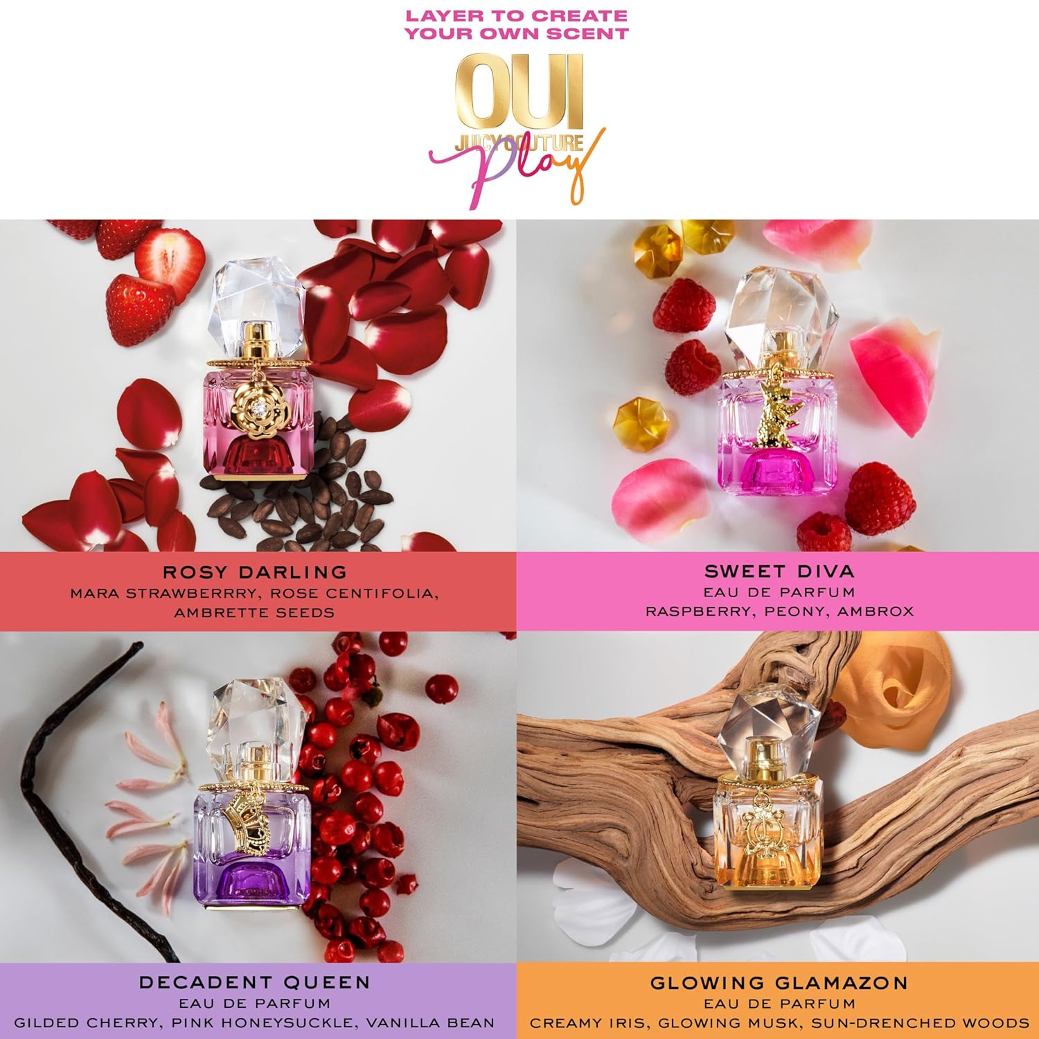 Juicy Couture Oui Play Glowing Glamazon, 0.5 Fl. Oz : Beauty & Personal Care
