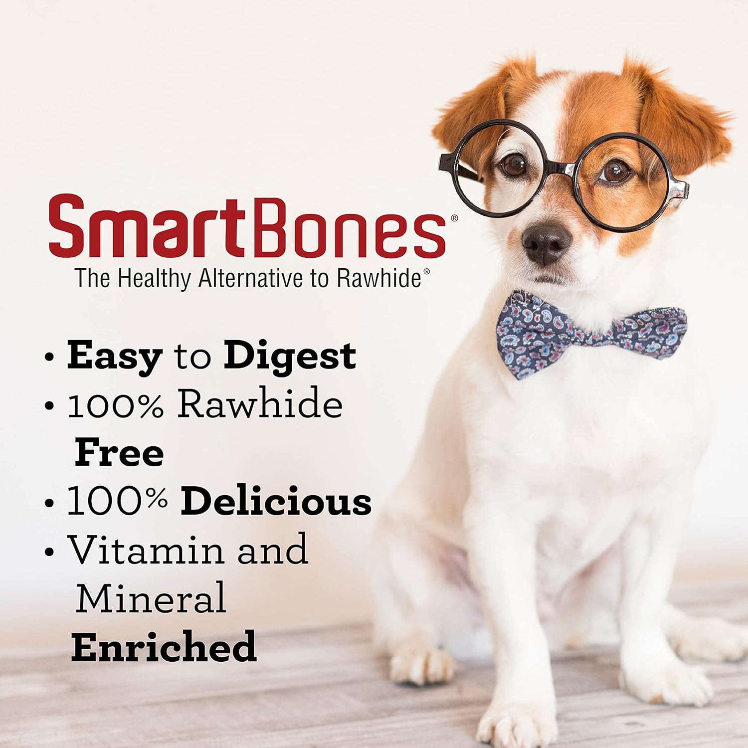 SmartBones Holiday Pretzel Sticks, 6 Count, Rawhide-Free Chews for Dogs