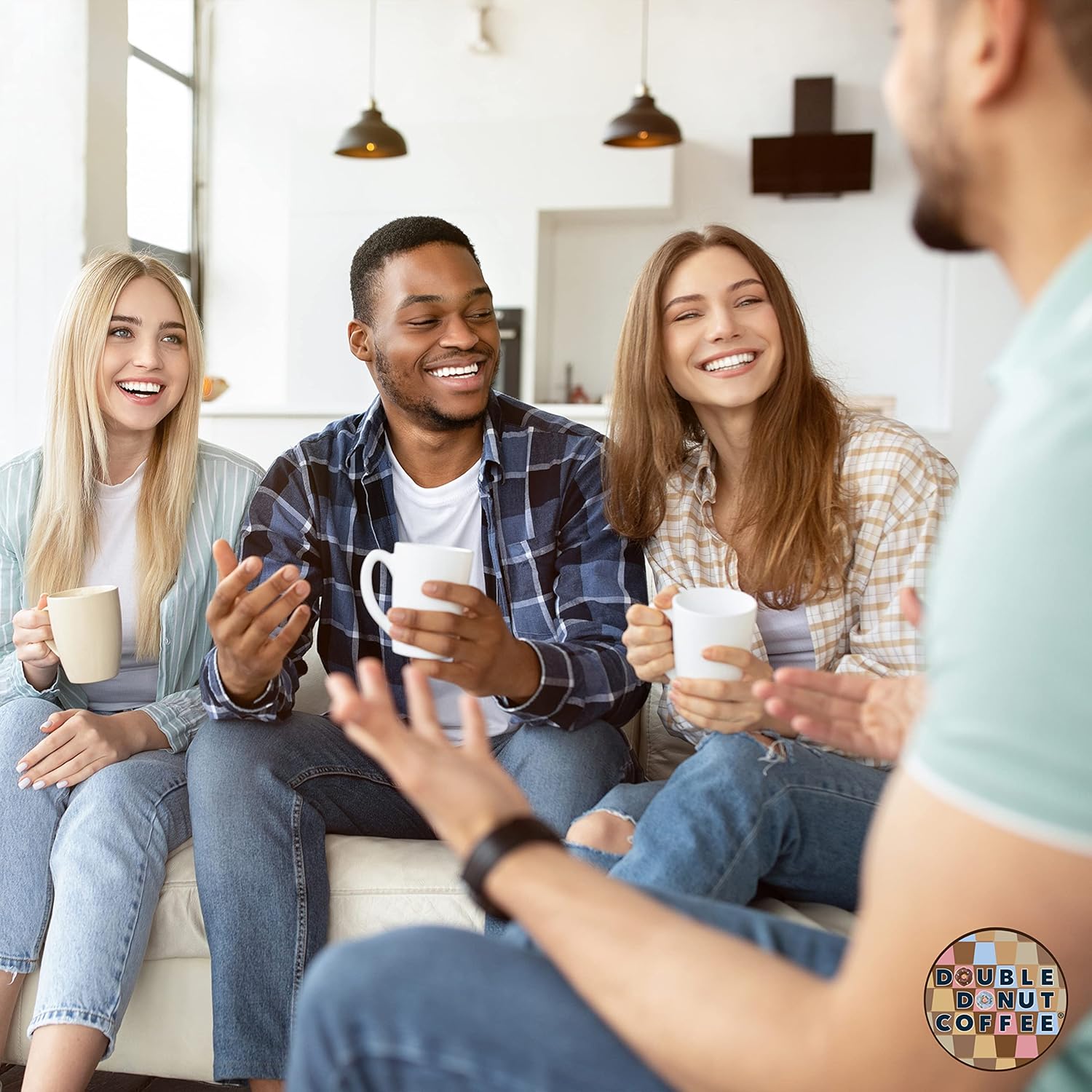 Double Donut Flavored Decaf Coffee, Decaf Cinnamon Bun Coffee, Decaf Coffee Pods For Keurig K Cups Machines, Hot Or Iced Coffee, Single Serve Cinnamon Coffee In Recyclable Pods, 80 Count Value Pack