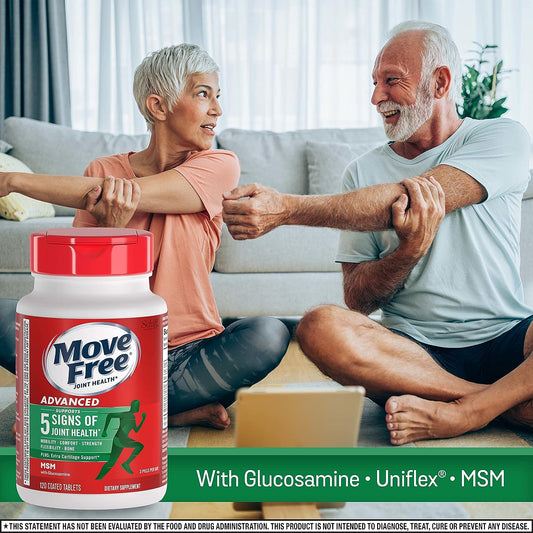 Move Free Advanced Glucosamine Chondroitin Msm Joint Support Supplemen