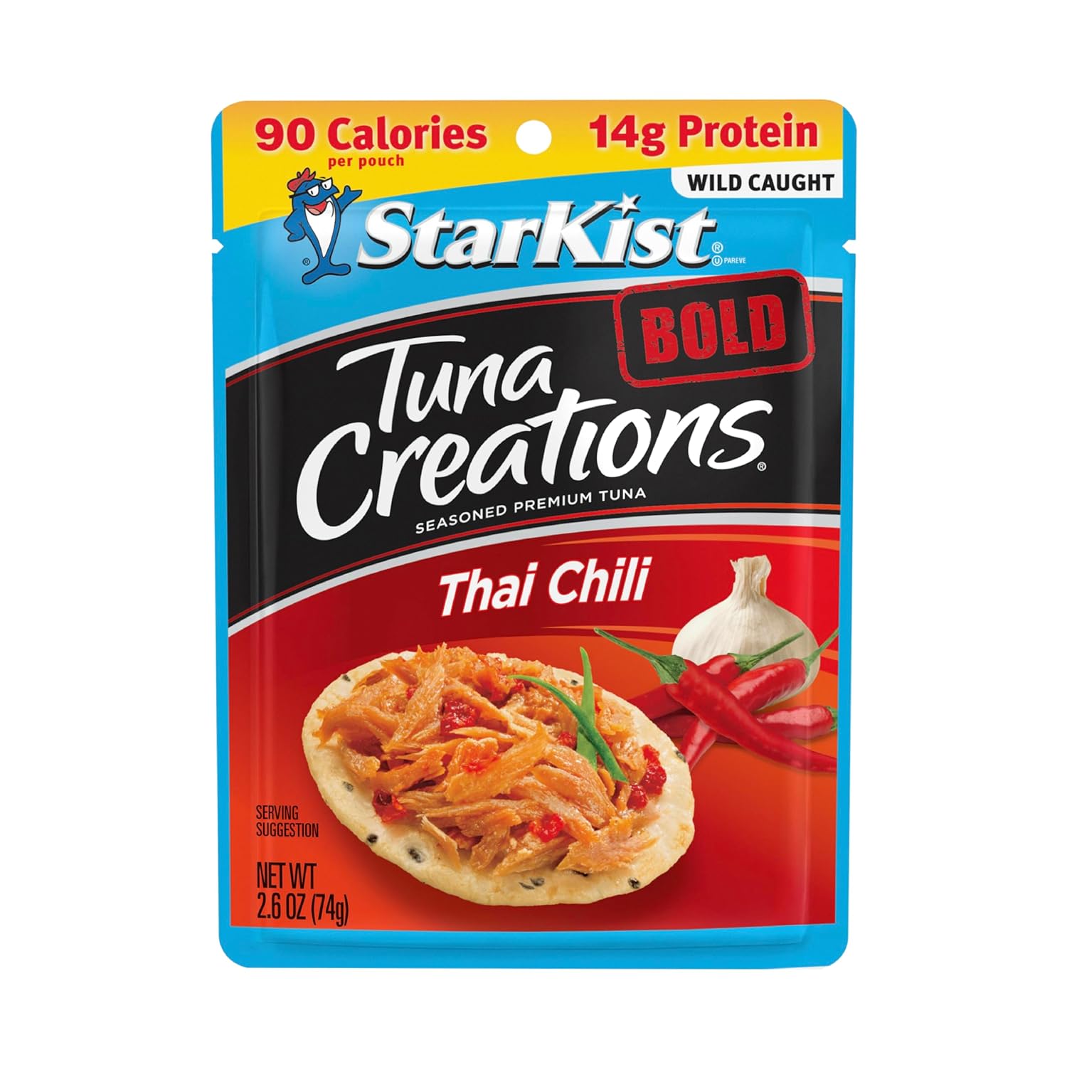 StarKist Tuna Creations Bold Thai Chili Style, Packaging May Vary, 2.6 Oz, Pack of 24
