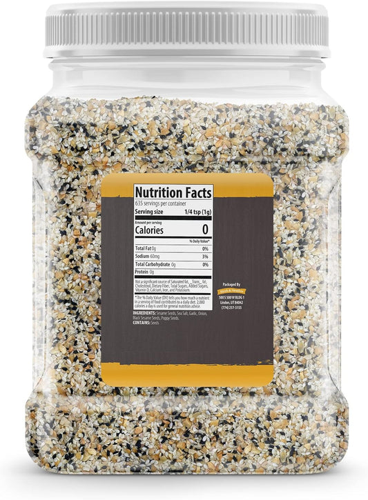 Birch & Meadow 1.4 Lb Of Everything Bagel Seasoning, Pre-Mixed Spices & Seeds, Crunchy Texture