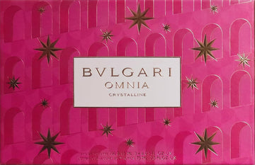 Omnia Crystalline By Bvlgari For Women - 3 Pc Gift Set 3.4Oz Edt Spray, 0.5Oz Edt Spray, 2.5Oz Body Lotion