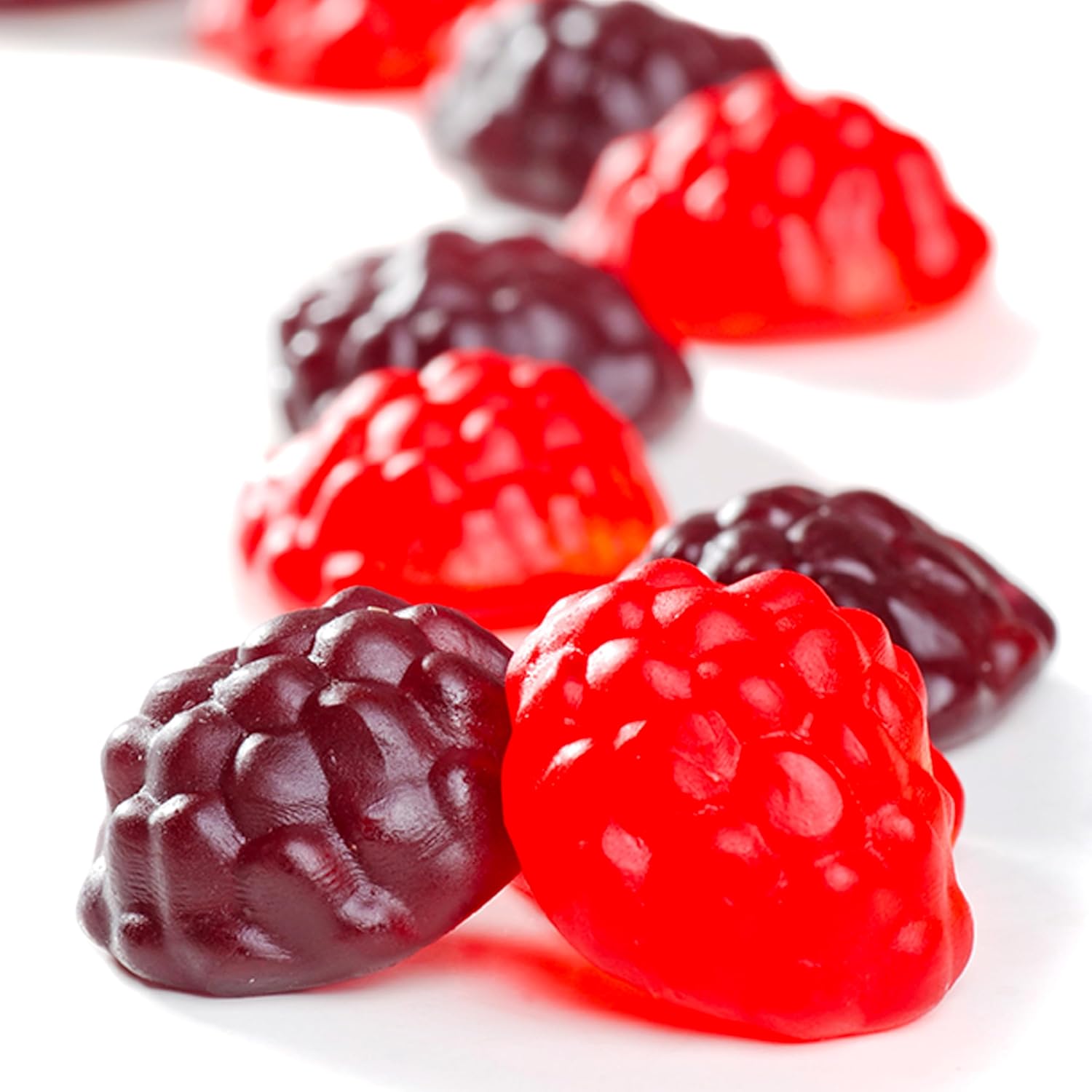 Yupik All Natural Gummy Fruit Berries, 2.2 Lb, Gummy Candy, Made With Real Fruit Juice, No Artificial Flavors Or Colors