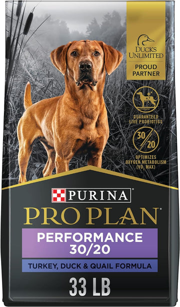 Purina Pro Plan Sport Performance 30/20 Turkey, Duck & Quail Formula Dry Dog Food - 33 lb. Bag