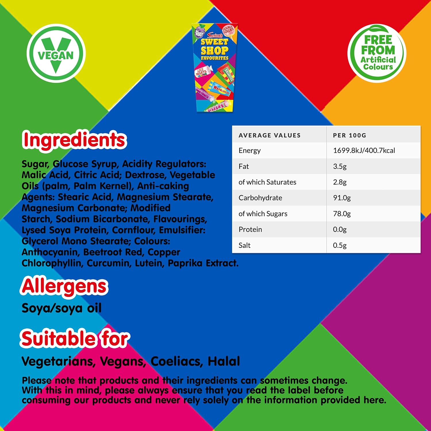 Swizzels Sweet Shop Favourites Gift Box 324g : Amazon.co.uk: Grocery