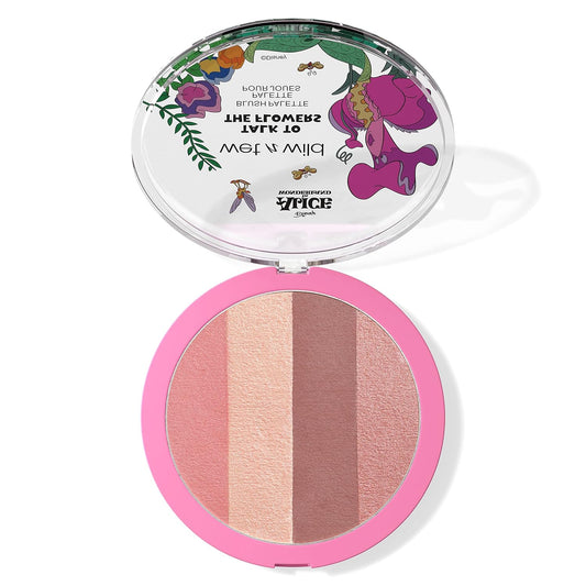 Wet N Wild Talk To The Flowers Blush Palette Alice In Wonderland Collection