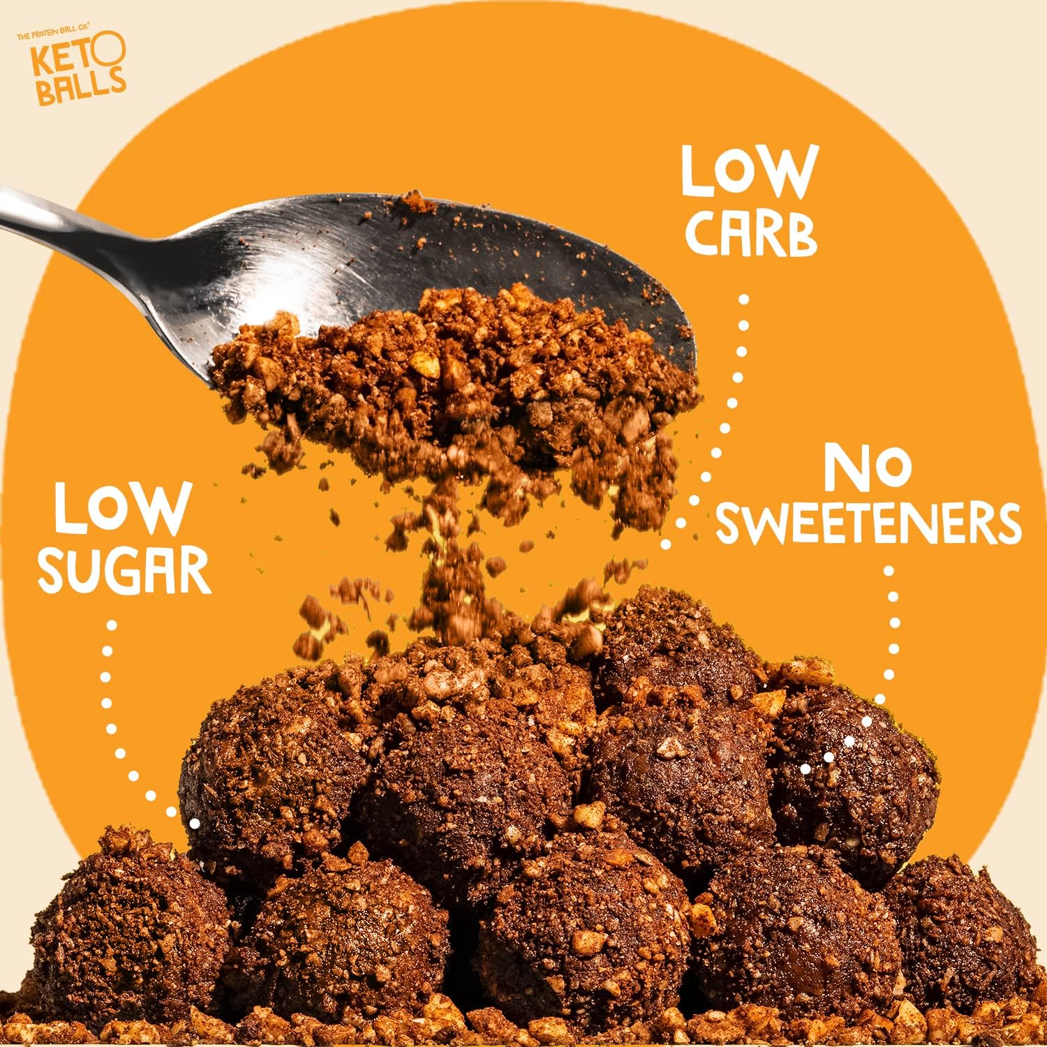 The Protein Ball Co Keto Starter Pack - 3 Ball Bags of Keto Snacks - 100% Natural, No Added Sugar, Low Carb, High Fibre Sweet Snacks - Plant-Based & Gluten Free - 18 x 25g (6 Bags per Flavour) : Amazon.co.uk: Grocery