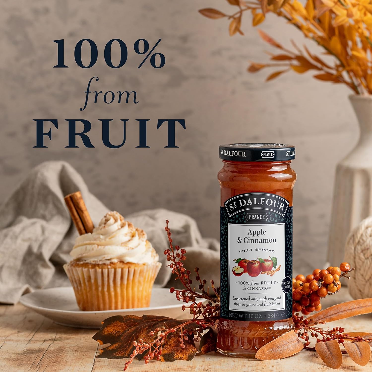St. Dalfour Orange Marmalade Fruit Spread - 10Oz - 100% From Fruit, No Artificial Ingredients, Non-Gmo, No Cane Sugars, All Natural, Made In France : Grocery & Gourmet Food