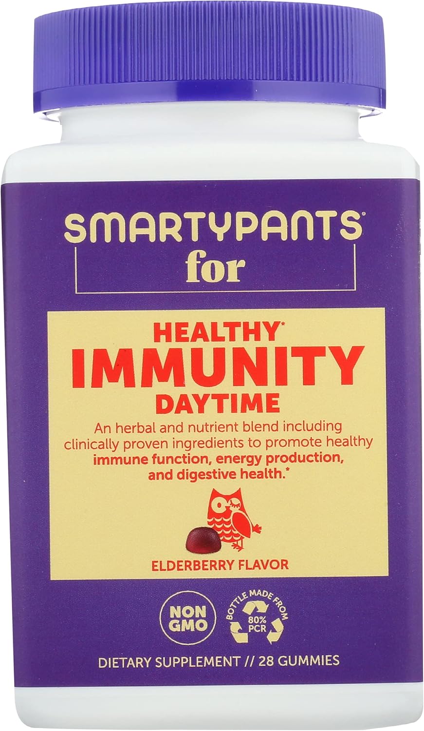 SMARTYPANTS Elderberry Adult Daytime Immunity, 28 CT