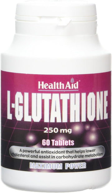 HealthAid L-Glutathione 250mg - 60 Tablets