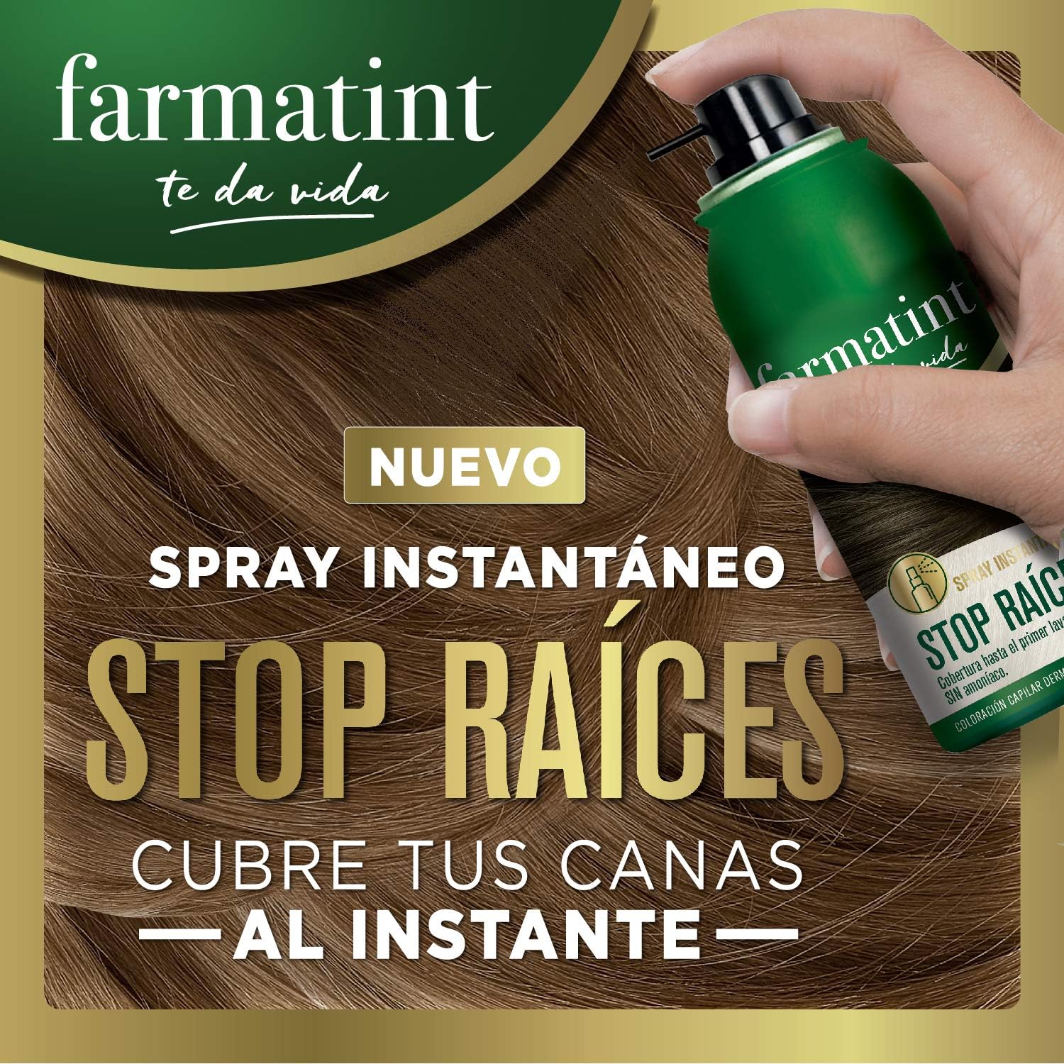 Farmatint Spray Stop Root Light Chesnut 75Ml