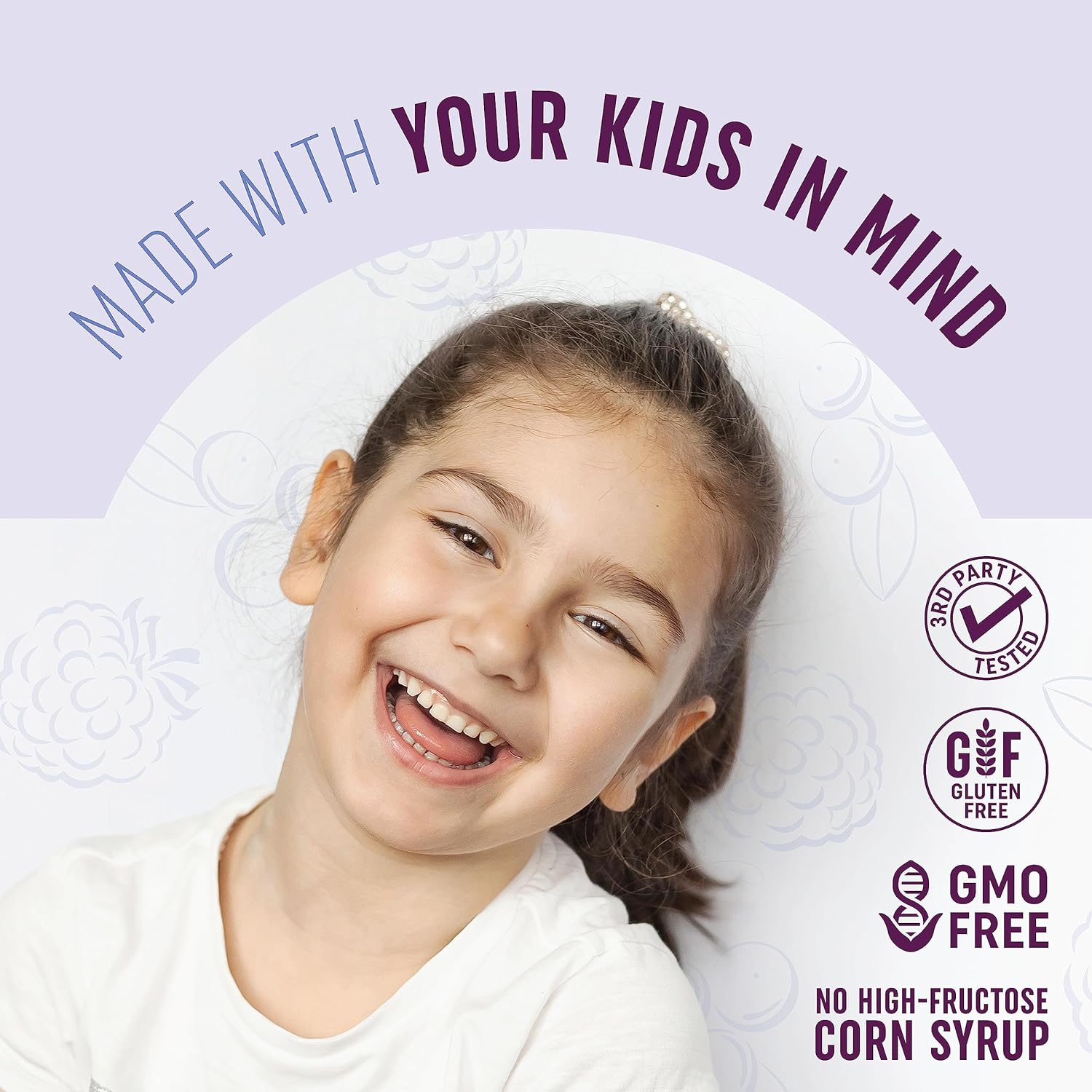MAV NUTRITION Elderberry Gummies for Kids 150mg with Vitamin C & Zinc for Healthy Immune Support | Designed for Ultimate Health & Wellness, NO Gluten, Non-GMO, Natural Flavors, 60 Gummies
