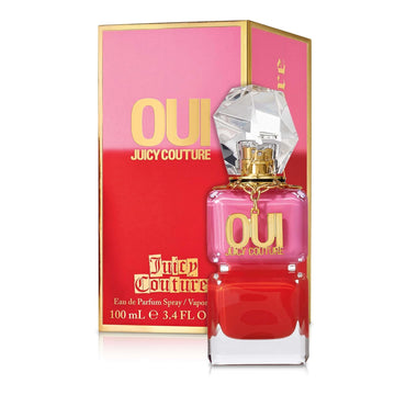 Juicy Couture Oui Eau De Parfum, Women'S Mini Perfume With Notes Of Watermelon, Jasmine & Techno Woods - Fruity & Floral Perfume For Women