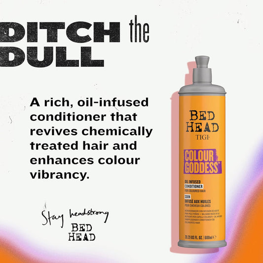 Bed Head By Tigi - Colour Goddess Conditioner - Ideal For Coloured Hair - 600Ml