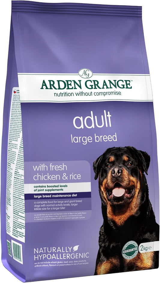 Arden Grange Adult Large Breed Dry Dog Food, Chicken, 2 Kg :Pet Supplies