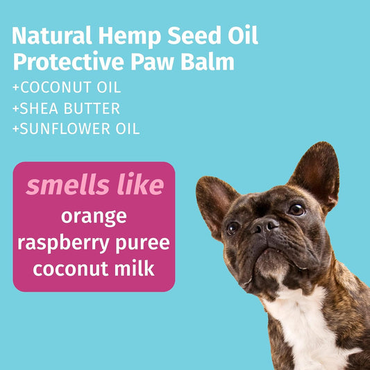 Hempz Petz, Pet & Dog Paw Balm, Sweet Pineapple & Honey Melon Herbal Protective Paw Balm 2 Oz