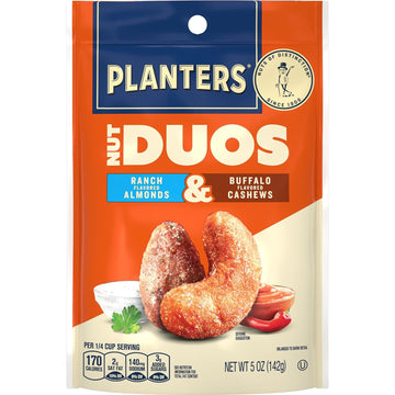 Planters Nut Duos Ranch Almonds & Buffalo Cashews 5 Oz