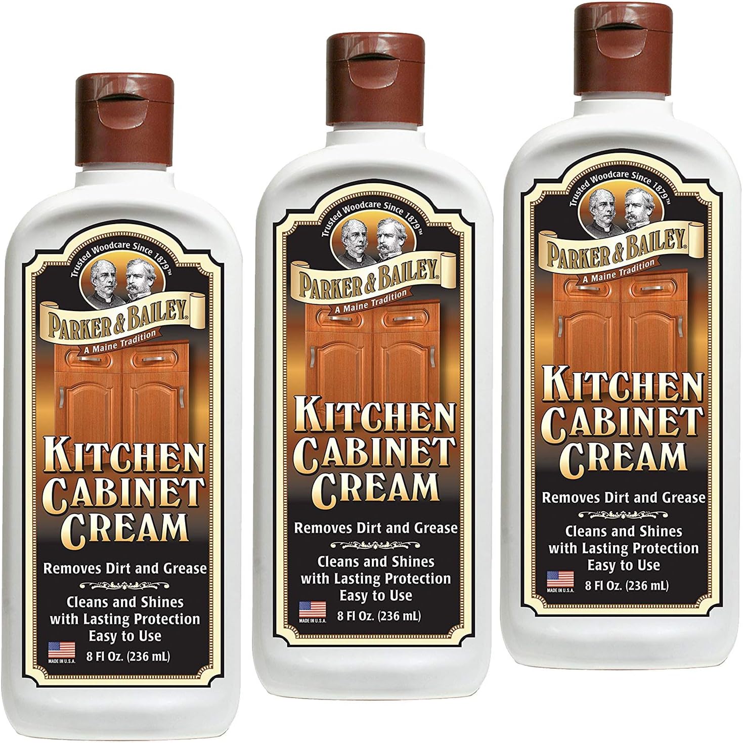 Parker & Bailey Kitchen Cabinet Cream 8oz (3) : Health & Household