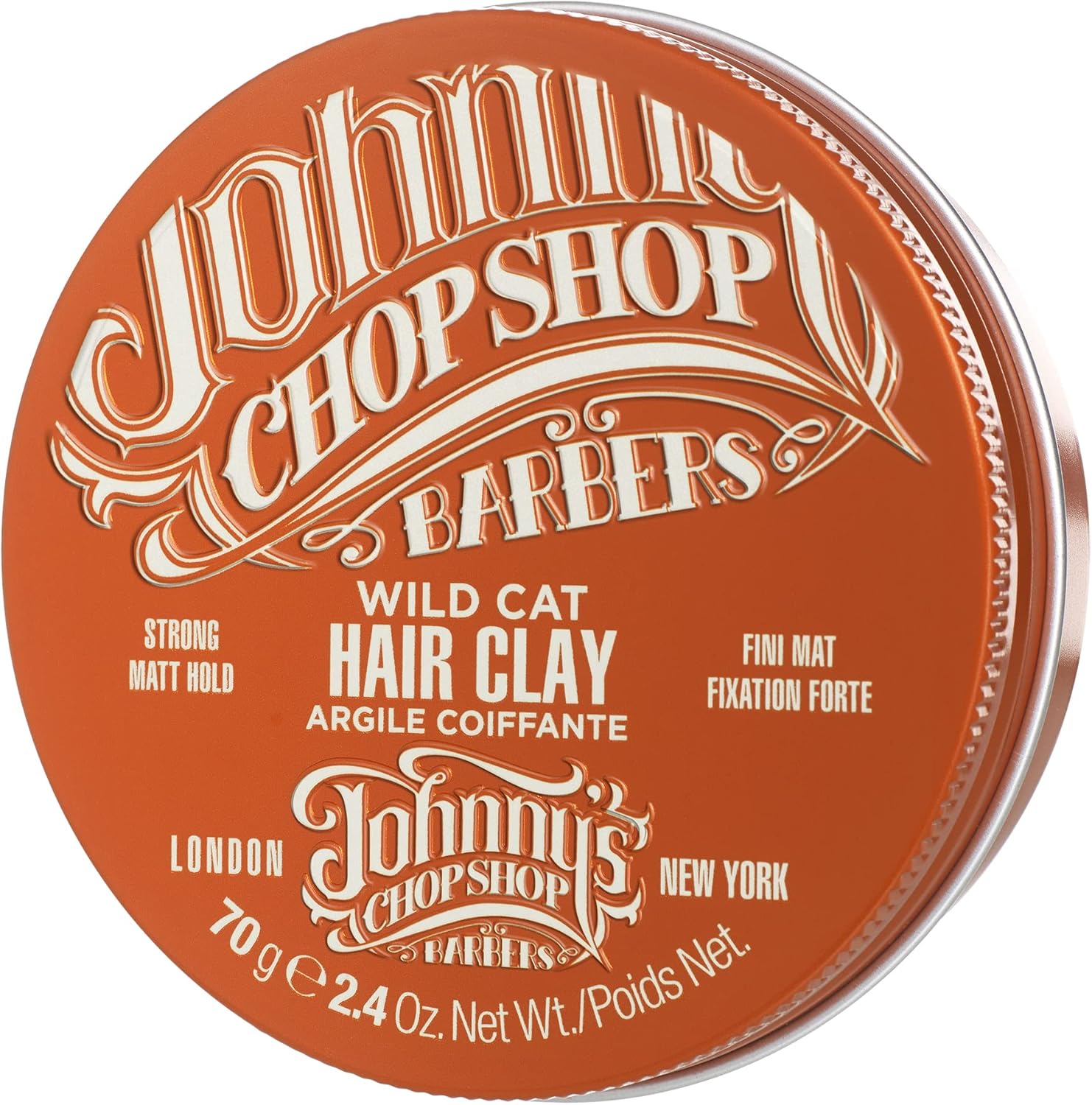 Johnny's Chop Shop - Wild Cat Hair Clay, Strong Hold, Matt Finish (70g) Pack of 1 : Amazon.co.uk: Beauty