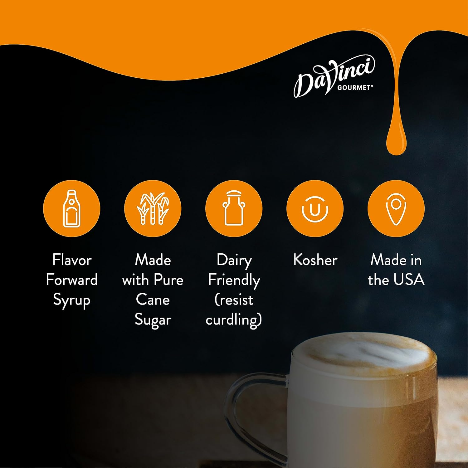 Davinci Gourmet Classic Cinnamon Syrup, 25.4 Fluid Ounce (Pack Of 4)