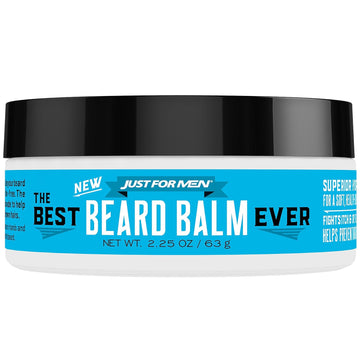 Just For Men The Best Beard Balm Ever, Stlying Balm With Oatmeal, Aloe, Chamomile, And Jojoba Oil, 2.25 Fluid Ounce