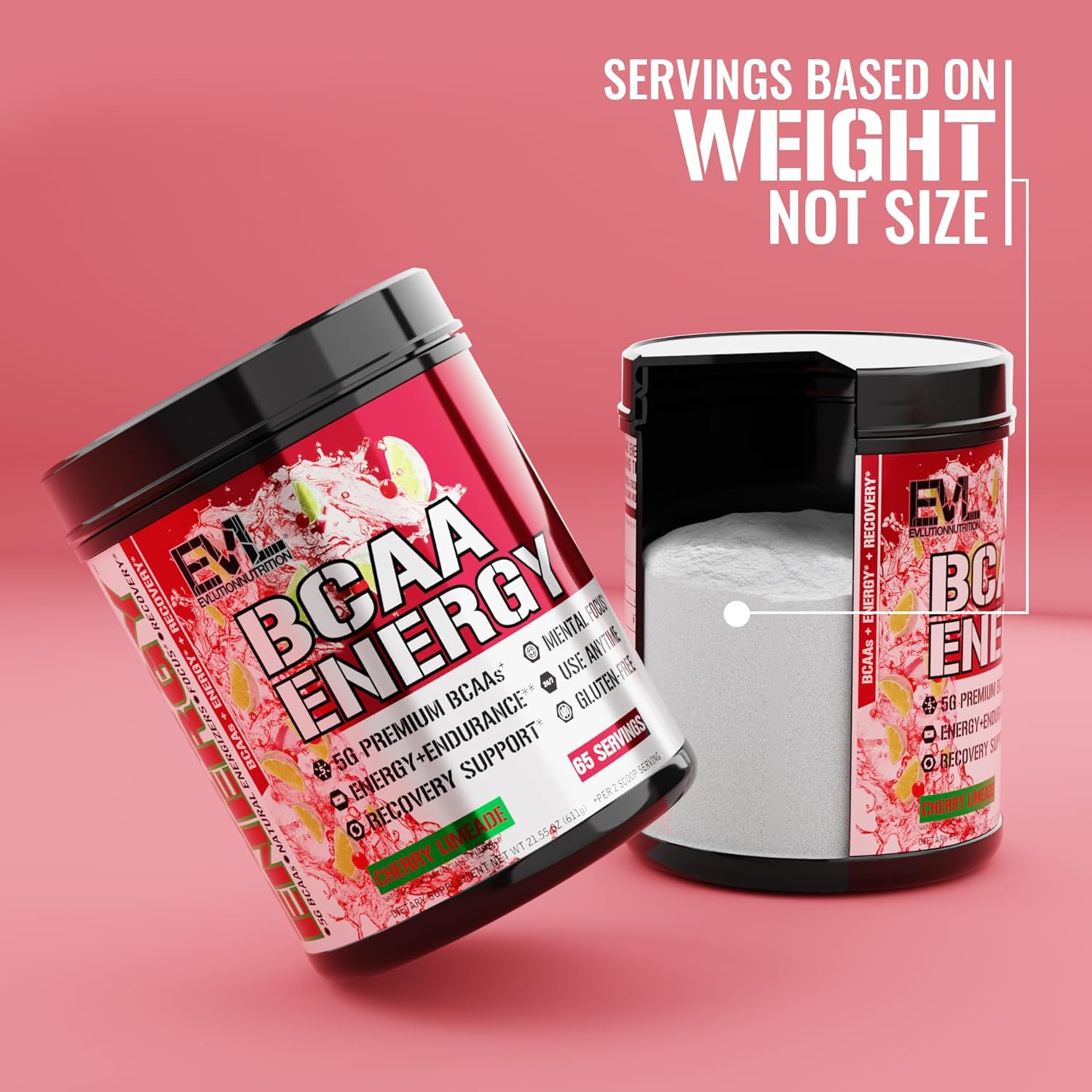 Evl Bcaas Amino Acids Powder - Bcaa Energy Pre Workout Powder For Muscle Recovery Lean Growth And Endurance - Rehydrating Post Workout Recovery Drink With 6 Key Electrolytes - Orange Mango : Health & Household