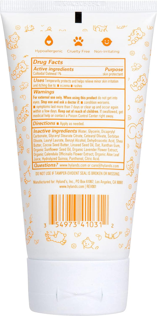 Hyland's Naturals Baby Eczema Lotion, Lightweight Soothing Moisturizer for Eczema Prone Skin, With Colloidal Oatmeal, 5 ounce