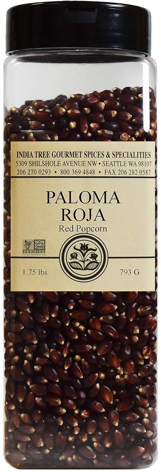 India Tree Paloma Roja Popcorn, Pantry Pak, 1.75 Lb