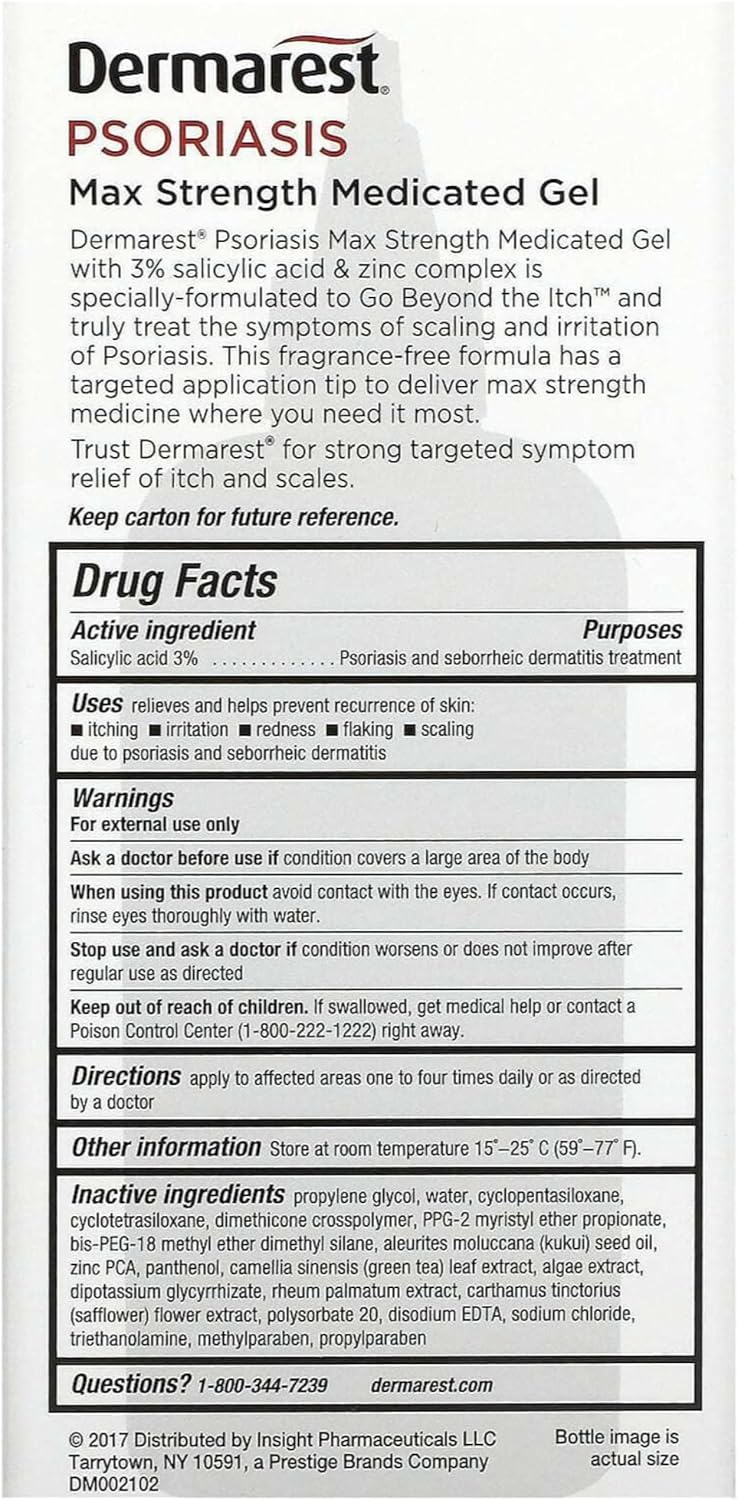 Dermarest Psoriasis Medicated Skin Treatment, 4 Oz