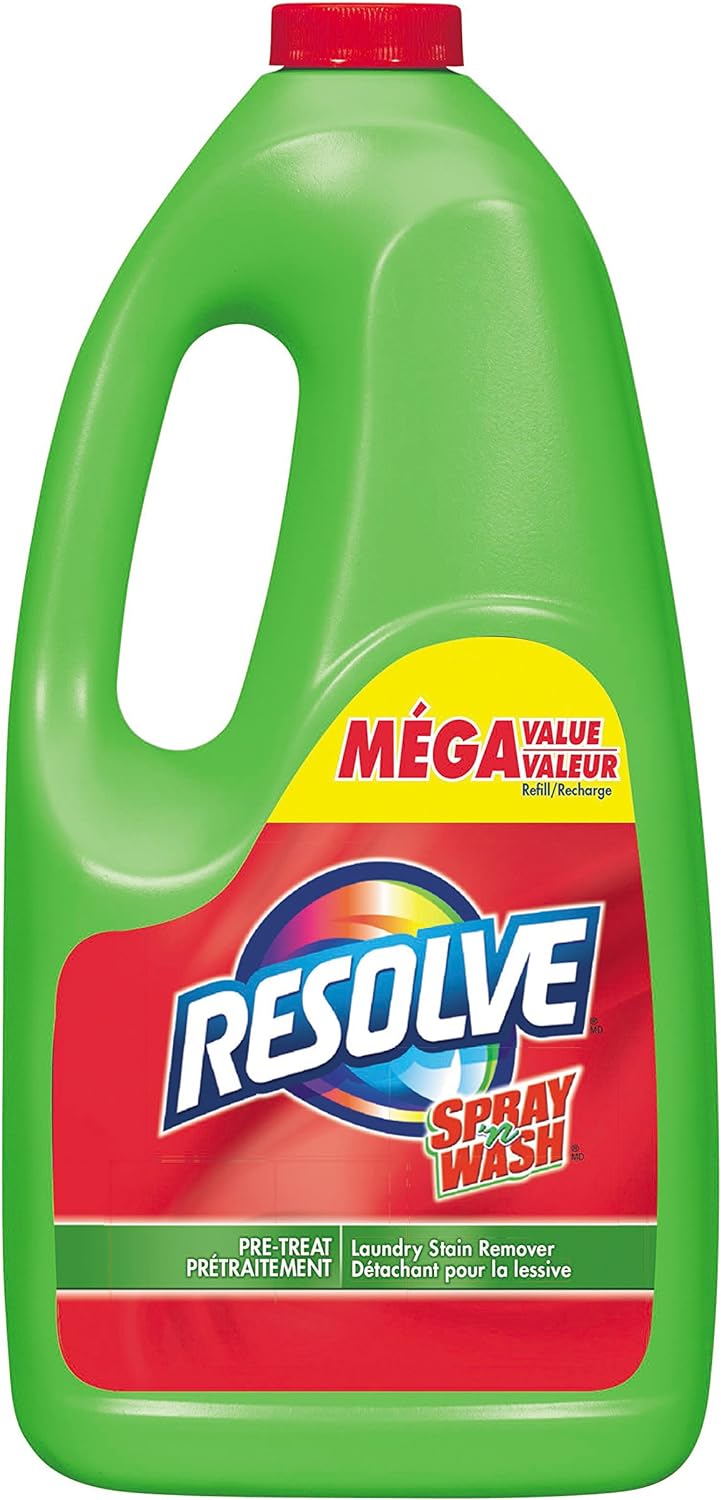 Resolve, Spray 'N Wash, Laundry Stain Remover, Mega Value Pre-Treat Trigger Refill, 1.5 L