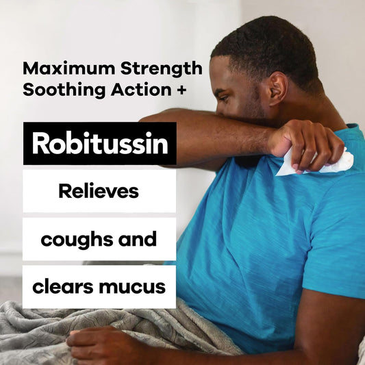 Robitussin Maximum Strength Elderberry Cough Plus Chest Congestion Dm, Cough Suppressant For Adults, Providing Liquid Cough And Chest Congestion Relief - 8 Fl Oz