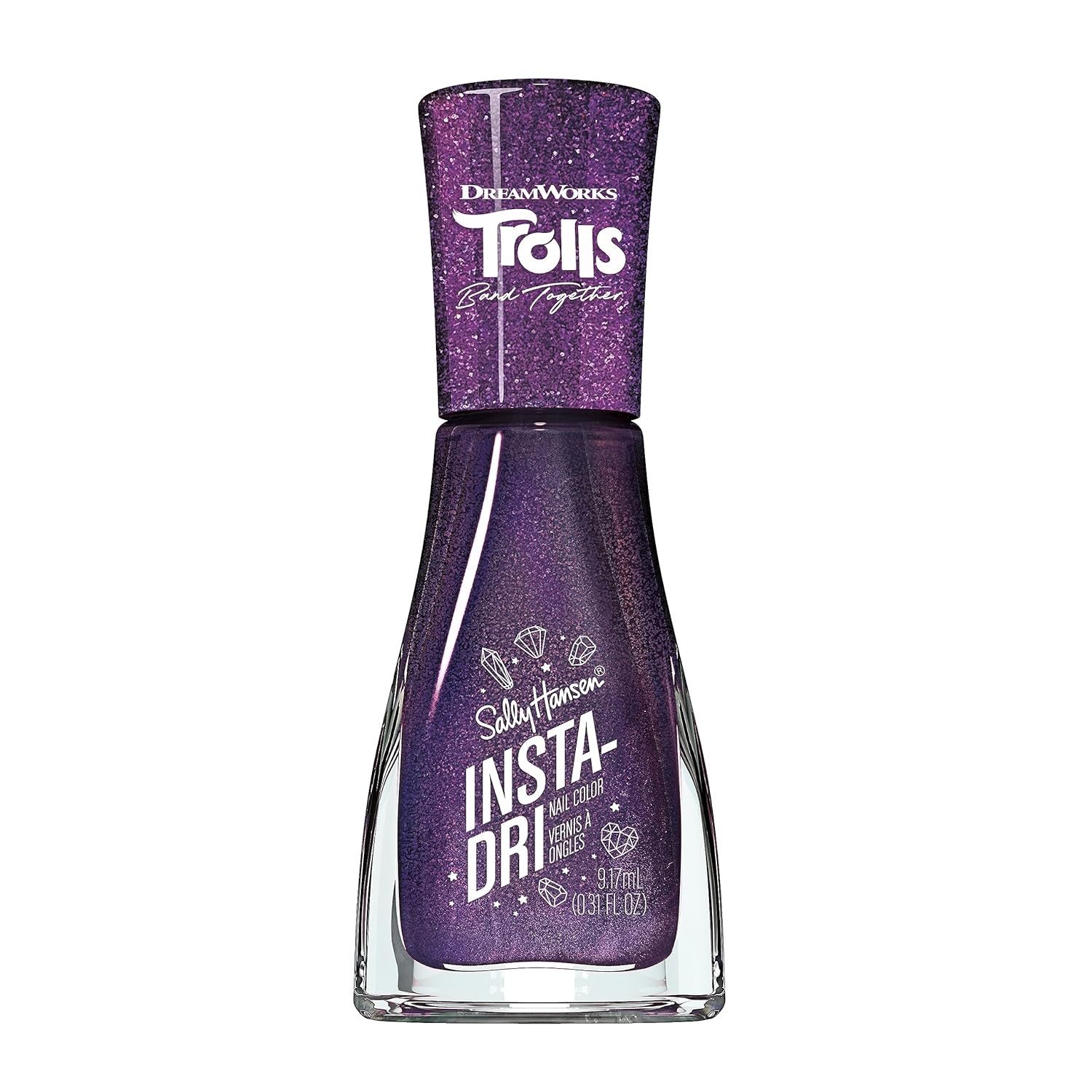 Sally Hansen Insta-Dri X Trolls Nail Polish Collection - Hole 'N Fun - 0.31 Fl Oz