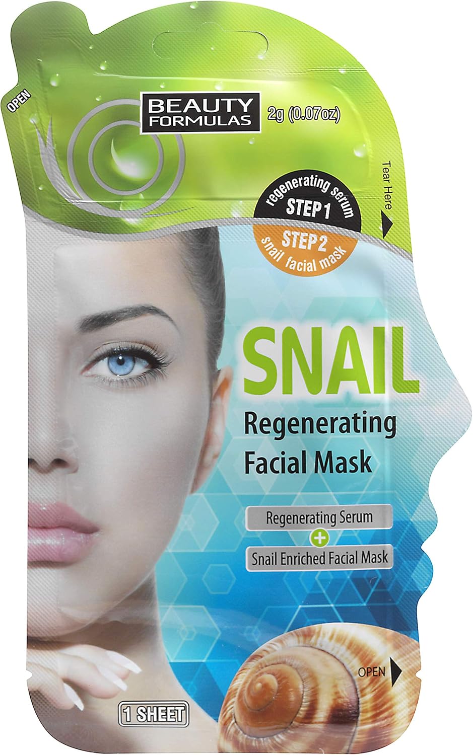 Beauty Formulas Snail Regenerating Facial Mask