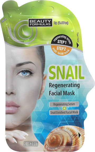 Beauty Formulas Snail Regenerating Facial Mask