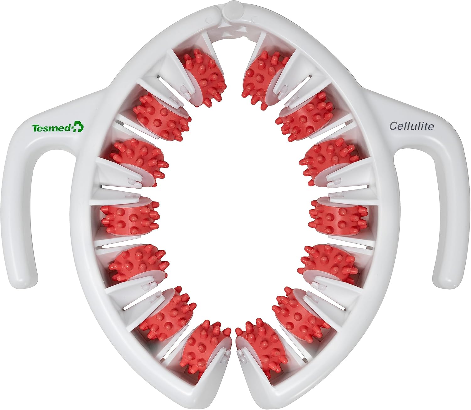 Tesmed Cellulite – Manual Anti-Cellulite Massager, Made In Italy, Patented, With Triple Mechanical Action That Lift, Tighten, And Release The Skin - Cellulite Roller For Thighs And Buttocks (Green)
