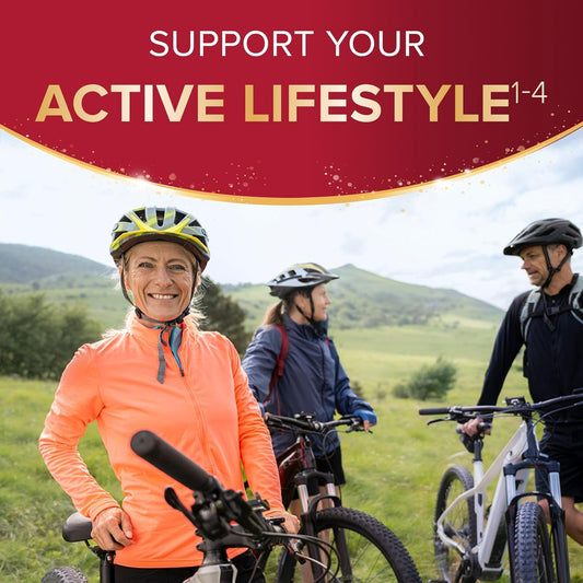 Seven Seas Jointcare + Calcium, With Omega-3, Glucosamine, Chondroitin, Vitamins C And D, Manganese And Zinc, Food Supplements, 30-Day Pack