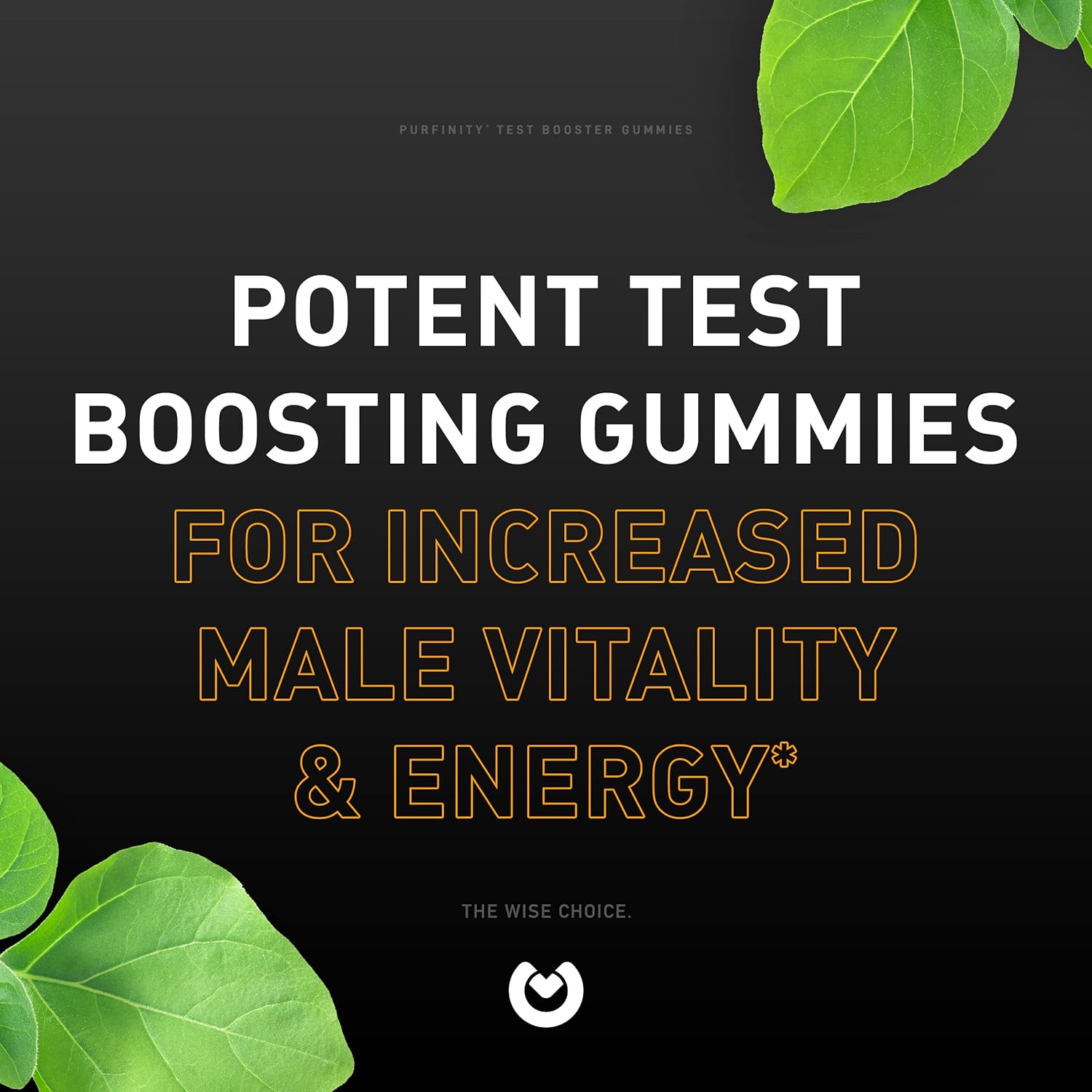 PUREFINITY Testosterone Booster for Men – Male Performance Supplement with Horny Goat Weed for Men, L-Arginine, Maca Root, Saw Palmetto & Tribulus – Boost Vitality, Strength & Energy - 60 Gummies : Health & Household
