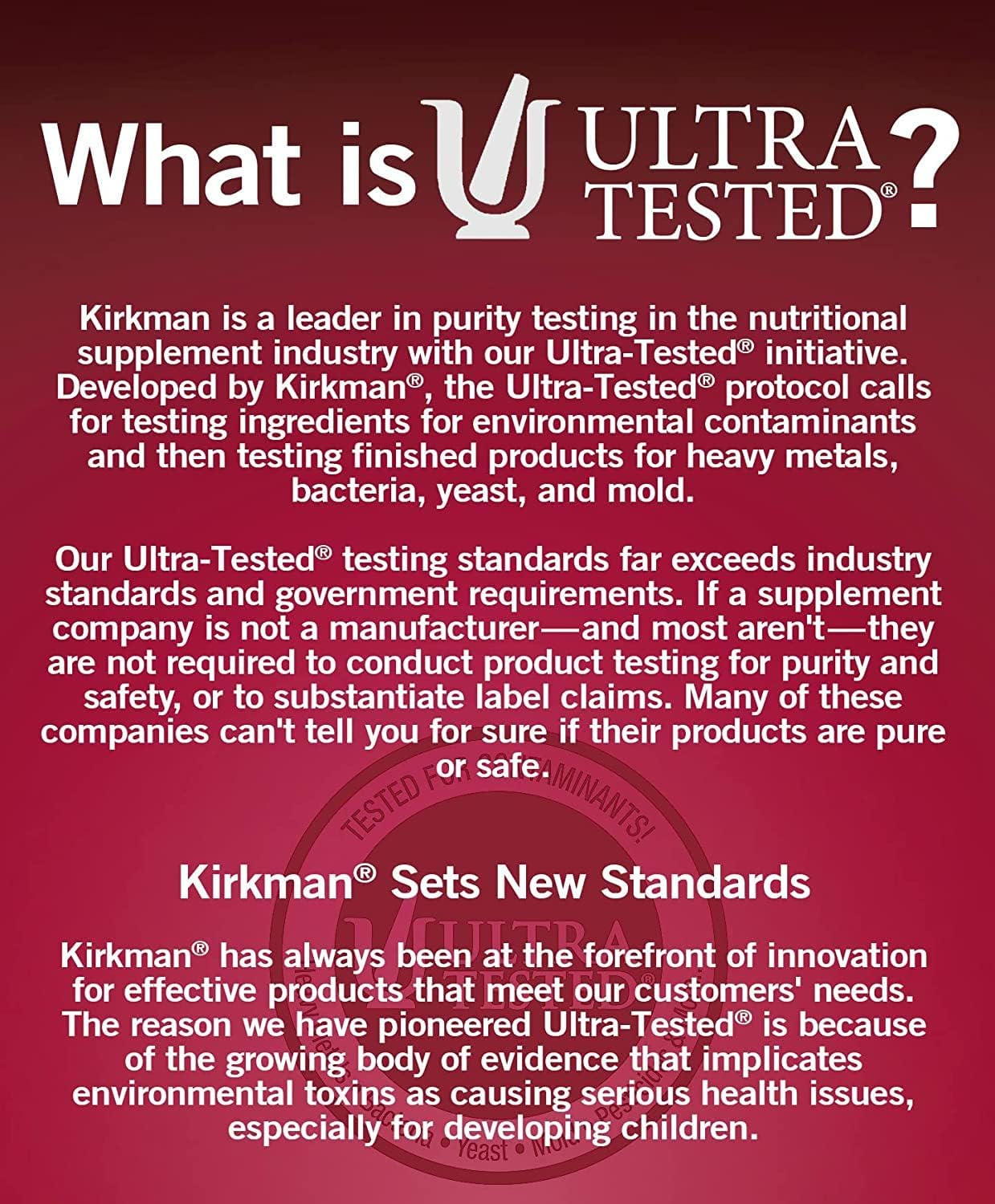 Kirkman - Molybdenum 100 mcg - 100 Capsules - Essential Minerals - Breaks Down Sulfites & Toxins - Hypoallergenic : Health & Household