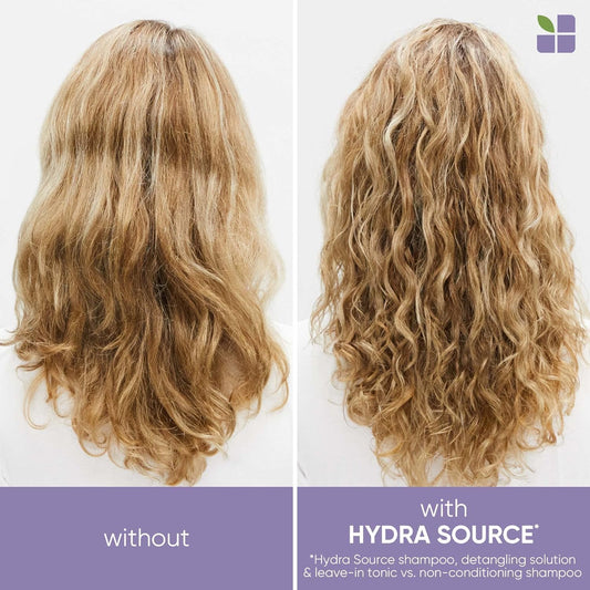 Biolage Hydra Source Detangling Solution | Detangles & Controls Static For Less Frizz & Fly-Aways | Renews Moisture | Paraben-Free | For Dry Hair | Vegan | Cruelty Free