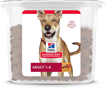Hill'S Science Diet Adult 1-6, Adult 1-6 Premium Nutrition, Dry Dog Food, Chicken & Barley, 17 Lb Tub