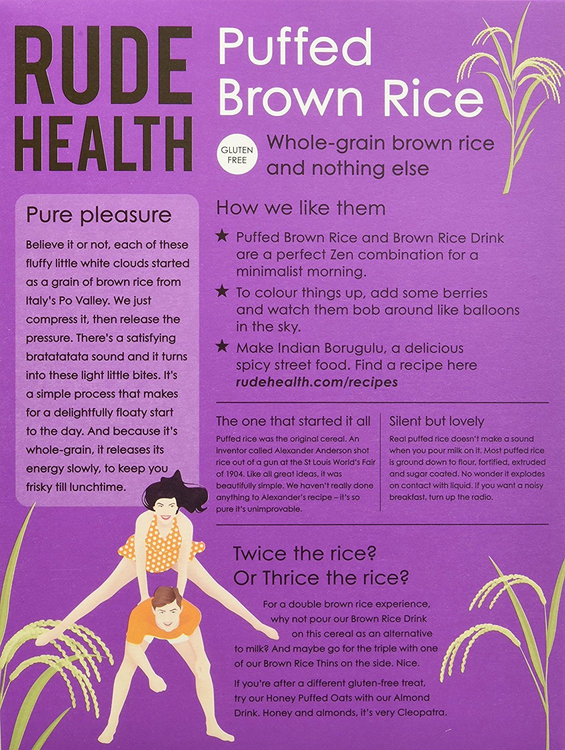 Puffed Brown Rice - 225G : Grocery & Gourmet Food