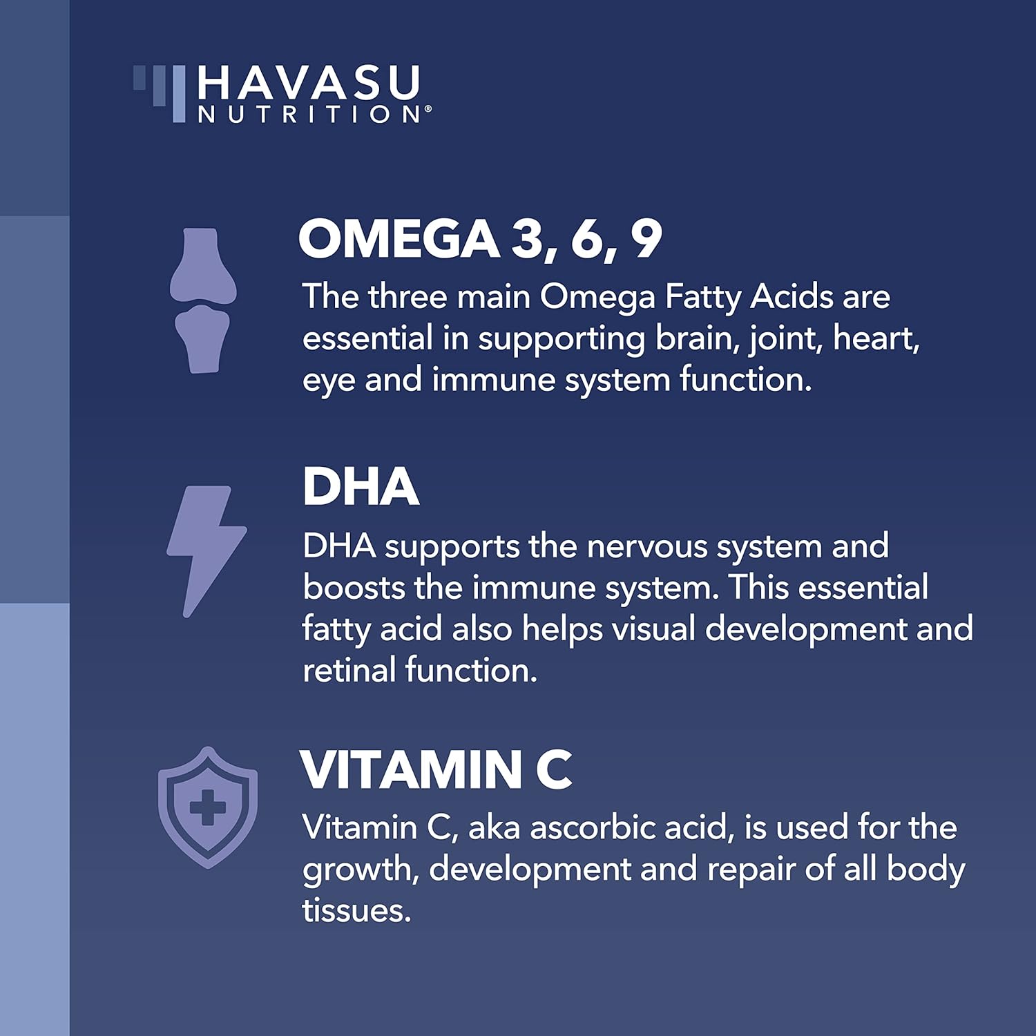 Omega 3-6-9 Gummies + DHA Vegetarian Friendly | Supports Brain, Joint, Heart, Eye, and Immune System Function | Plant-Based & Delicious (Adult) : Health & Household
