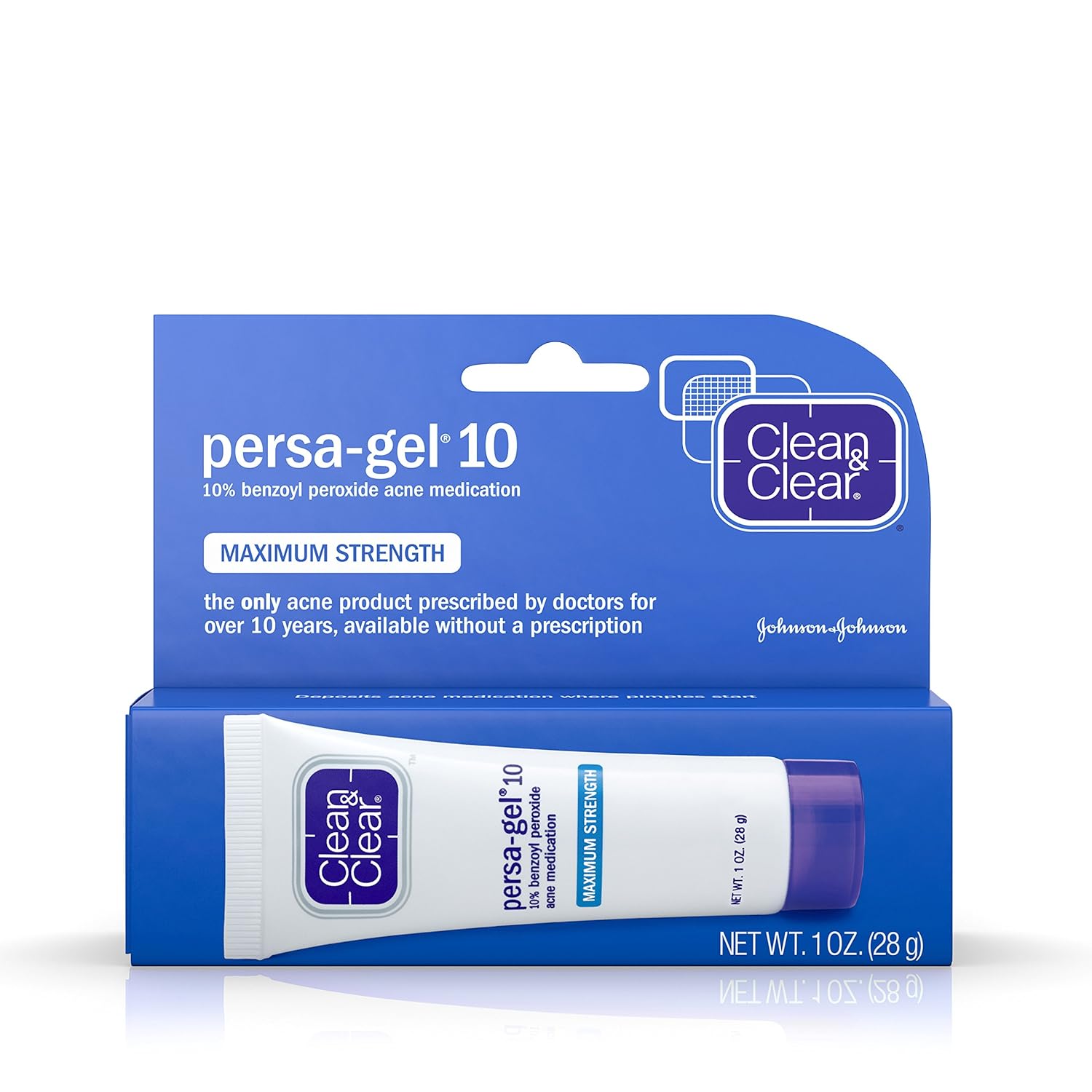 Clean & Clear Persa-Gel 10% Benzoyl Peroxide Acne Medication, 6 Oz (Pack Of 6)