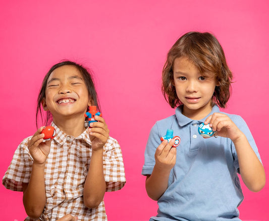 Lip Smacker Marvel, Keychain, Lip Balm For Kids - Spiderman & Captain America