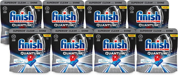 Finish - Quantum with Activblu technology - 120ct (8x15ct) - Dishwasher Detergent - Powerball - Ultimate Clean and Shine - Dishwashing Tablets - Dish Tabs