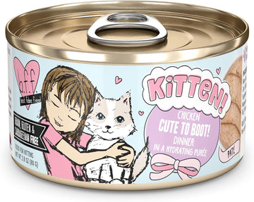 Weruva B.F.F. Kitten Cute To Boot, 2.8Oz Can (Pack Of 12)