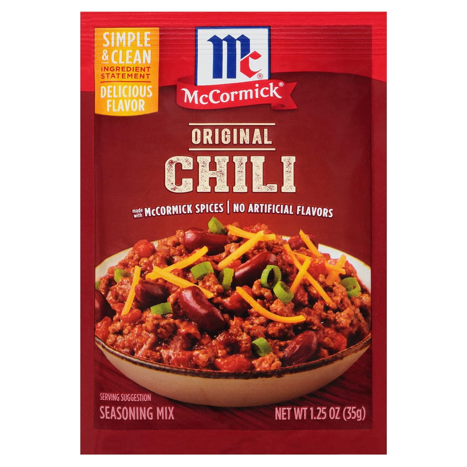 McCormick Original Chili Seasoning Mix, 1.25 oz